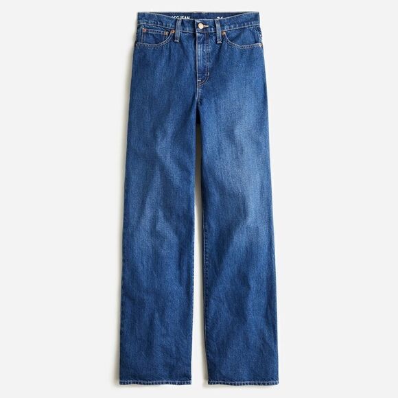 J Crew High Rise 90s Wide Leg Jeans NWT - Picture 1 of 4